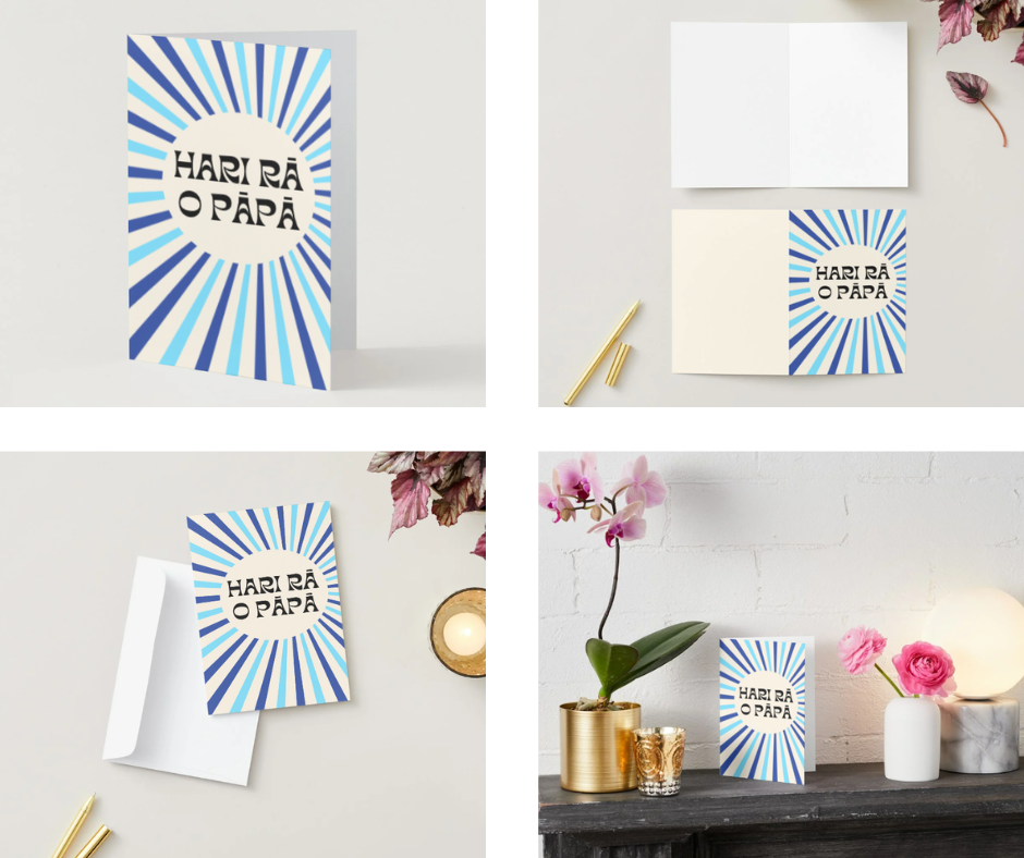 Hari Rā o Pāpā Father’s Day Card | Colour Burst