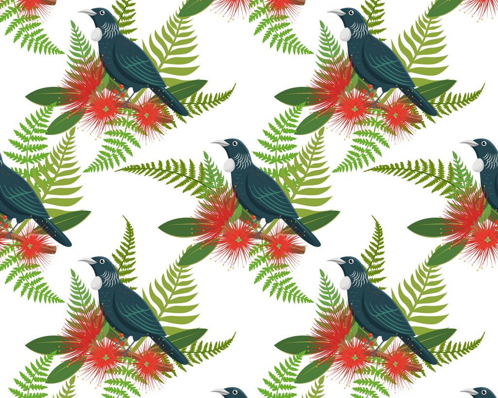 Tui & Pohutukawa / Aotearoa Gift Wrap