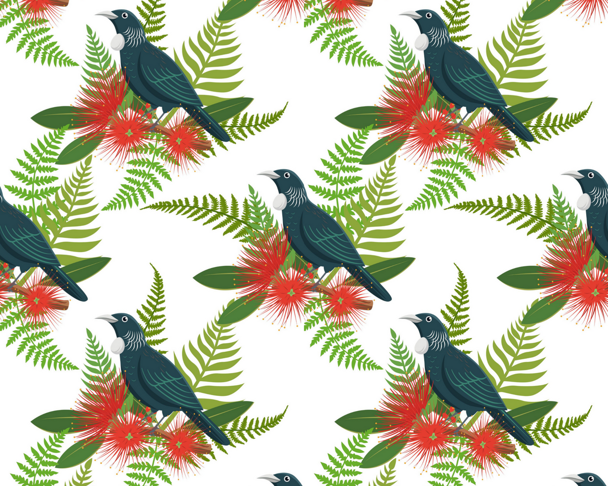 Tui & Pohutukawa / Aotearoa Gift Wrap