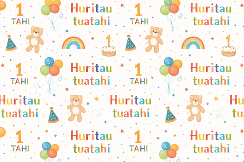 Hari Huritau | Personalised Te Reo Māori Gift Wrap